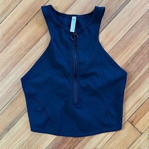 Free People FP Movement Zip Up Crop Top Size XS